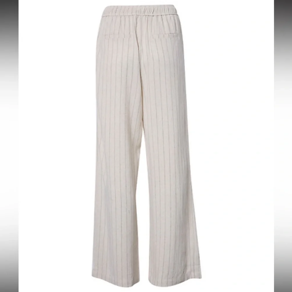 Skies are Blue Stripe Pull On Pants Beige 1X‎ New With Tags Stitch Fix - Picture 3 of 6